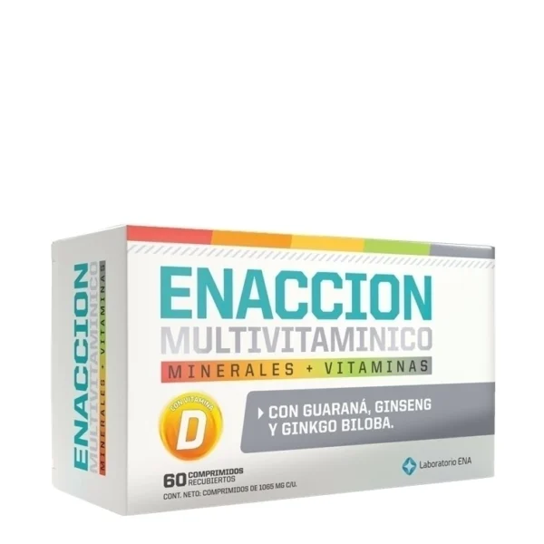 MULTIVITAMINICO ENACCION ENA - 60 COMPRIMIDOS
