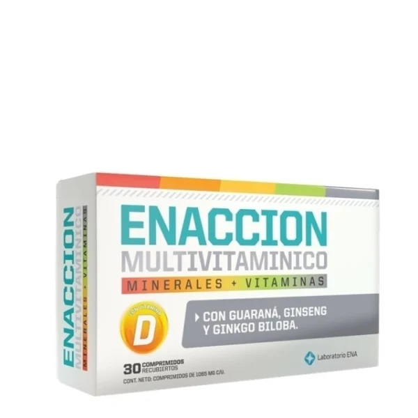 MULTIVITAMINICO ENACCION ENA - 30 COMPRIMIDOS