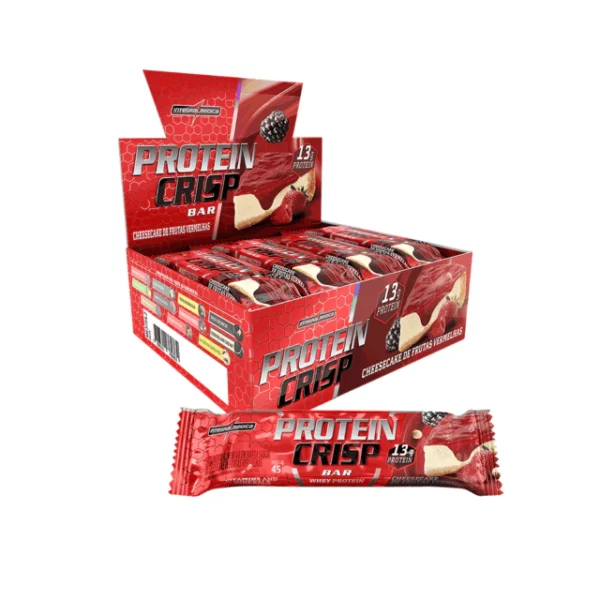 CAJA PROTEIN CRISP BAR (12x45g) INTEGRALMEDICA
