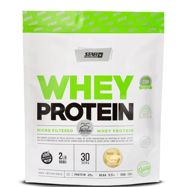 WHEY PROTEIN DOYPACK STAR NUTRITION - 2 LBS - BANANA