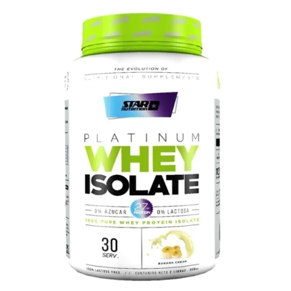 PLATINUM WHEY ISOLATE 2 LBS - STAR NUTRITION