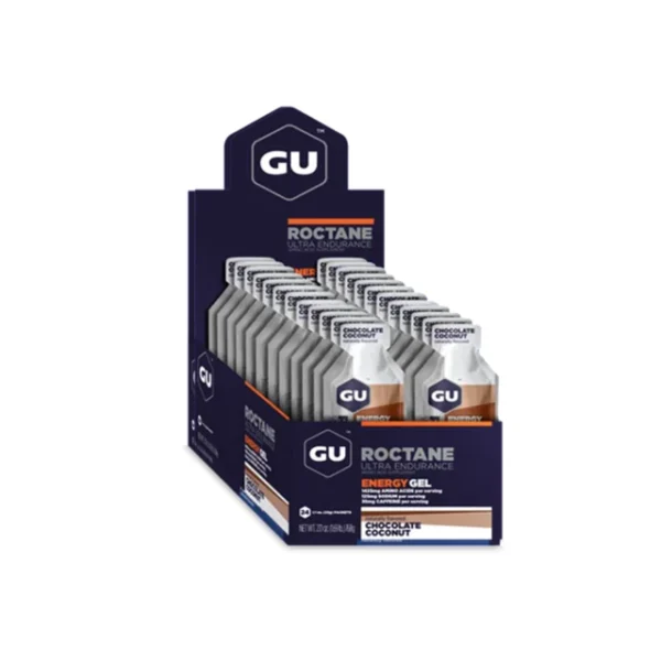 GEL ROCTANE ULTRA ENDURANCE GU - 24 UNIDADES CHOCOLATE COCONUT