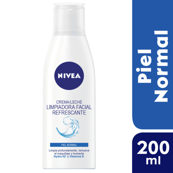 Leche Limpiadora Refrescante NIVEA Piel Normal a Mixta Pote 200ml