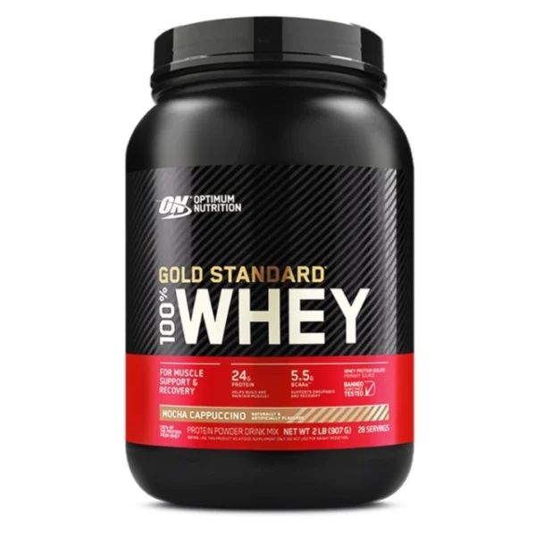 100% WHEY GOLD STANDARD OPTIMUM NUTRITION - 2 LB