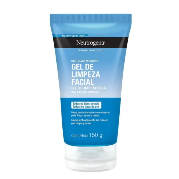 Gel de Limpieza Neutrogena Deep Clean Todo tipo de Pieles x 150 g