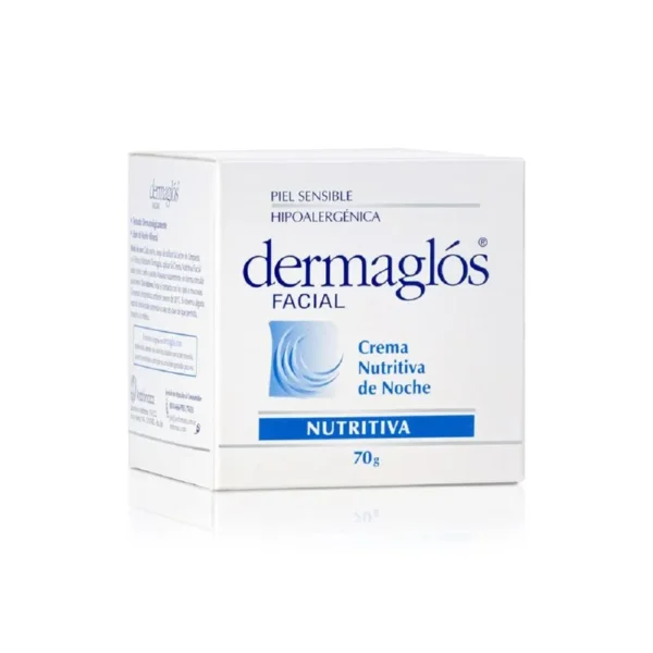 Crema Facial Dermagl?s Nutritiva de Noche x 70 g