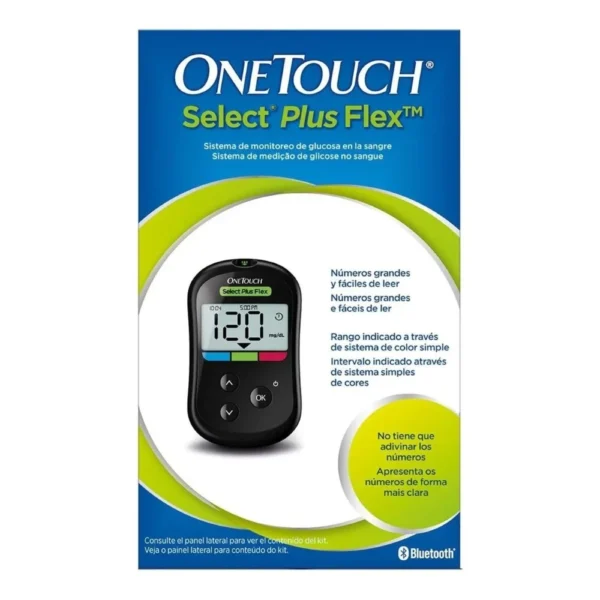 One Touch Select Plus Flex Medido De Glucosa En Sangre 1u