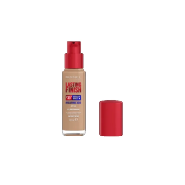 Base Rimmel Lasting Finish Color 220 beige Natural @ #C9a37f