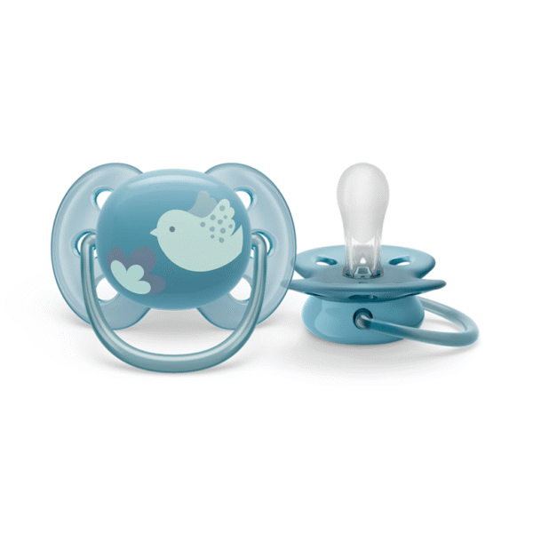Chupete Avent Azul Ultra Soft Deco 6 - 18 meses x 1 un